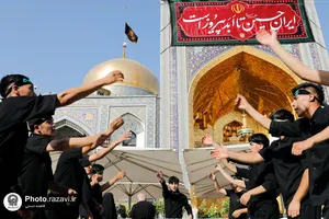 عزاداری عاشورای حسینی در حرم مطهر رضوی
