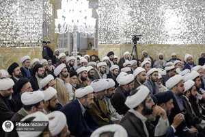 نشست جمعی از اساتید و فضلای حوزه علمیه خراسان با تولیت آستان قدس رضوی