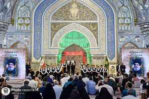 مراسم بزرگداشت شهید حجت&zwnj;الاسلام سیدحسن نصرالله در حرم مطهر رضوی
