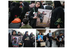 قامت استوار کودکانی که نشان جانبازی از کربلای میناب بر تن دارند