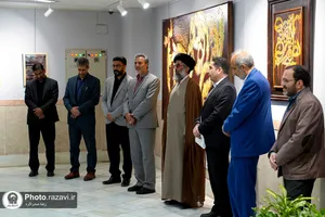 نمایشگاه نقاشی&zwnj;خط &laquo;غزه در خون&raquo;