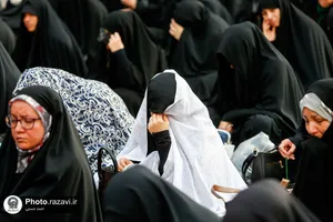 مراسم عزاداری هیئت ابناءالرضا(ع) در حرم مطهر رضوی