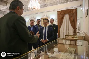 تشرف سرکنسول جدید پاکستان در مشهد به حرم مطهر رضوی