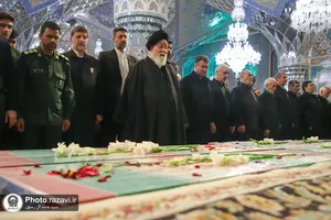 مراسم تشییع پیکر شهدای خان&zwnj;طومان