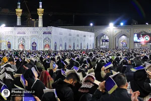 مراسم احیا شب بیست و سوم ماه مبارک رمضان در حرم مطهر رضوی-3