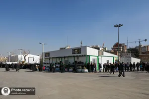 موکب پذیرایی از زائرین بارگاه منور رضوی