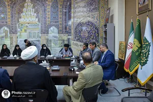 بازدید مدیران مدارس امام رضا علیه&zwnj;السلام از رواق خدمت حرم مطهر رضوی