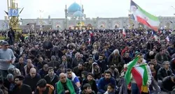 حماسه‌ و رجزخوانی با فریاد «الله اکبر» و یاد رهبر شهید