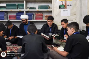 اعتکاف دانش &zwnj;آموزان مدارس امام رضا علیه&zwnj;السلام