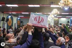 مراسم تشییع پیکر شهدای خان&zwnj;طومان