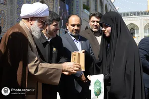 آیین آغاز سال تحصیلی مدارس در حرم مطهر رضوی