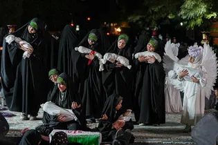 سفره حضرت رقیه سلام الله علیها در مشهد