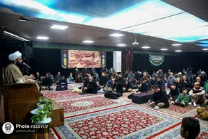 عزاداری ایام فاطمیه در مؤسسه جوانان آستان قدس رضوی-2