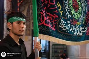 عزاداری سنتی شب ششم محرم در &laquo;حسینیه حرم&raquo;