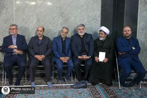 مراسم چهلم شهدای خدمت در حرم مطهر رضوی-2
