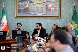 نشست صمیمی قائم مقام تولیت آستان قدس رضوی و شهردار مشهد