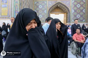 تشرف جانبازان قطع نخاعی 70درصد به حرم مطهر رضوی