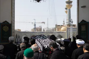 تشییع پیکر والده مکرمه آیت الله صدر حسینی