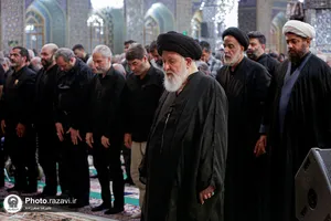 عزاداری روز شهادت امام رضا علیه&zwnj;السلام در حرم مطهر رضوی
