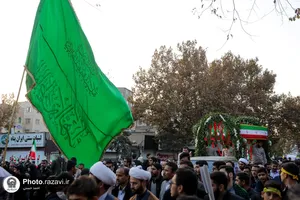 تشییع پیکر ۳ شهید مدافع امنیت در مشهد