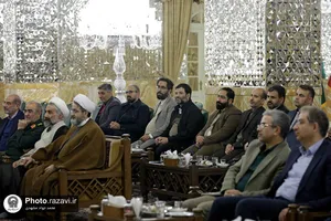 آیین تکریم و معارفه قائم&zwnj;مقام تولیت آستان قدس رضوی