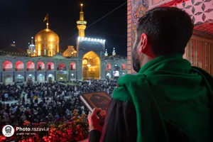 مراسم احیا شب نوزدهم ماه مبارک رمضان در حرم مطهر رضوی-2
