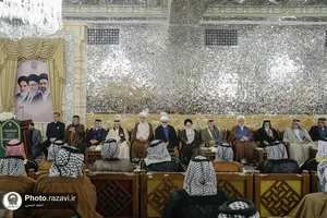 دیدار تولیت آستان قدس رضوی با شیوخ عشایر عراق