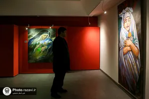 نمایشگاه آثار رویداد هنری &laquo;مِنَ القُدس اِلَی القُدس&raquo;