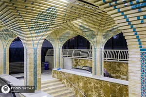 بهسازی مسیر ورودی رواق دارالحجه حرم مطهر رضوی