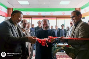 آیین بهره&zwnj;برداری ساختمان پذیرش زائرشهر رضوی