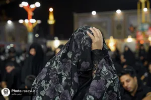 آئین خطبه&zwnj;خوانی شب عاشورا در حرم مطهر رضوی-2