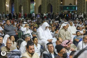 جشن ولادت حضرت رسول ویژه زائرین عرب زبان در حرم مطهر رضوی