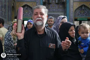 عزاداری روز شهادت امام رضا علیه&zwnj;السلام در حرم مطهر رضوی-2