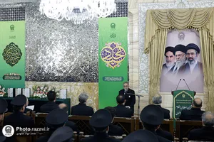 آیین اعطای احکام خدمه حرم مطهر رضوی