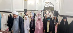 ۱۵۰‌دختر نونهال به «اولین قرار با خدا» رسیدند
