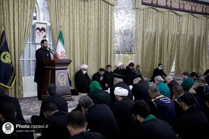 دیدار جمعی از موکبداران دهه آخر صفر با تولیت آستان قدس رضوی