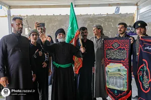 حضور کاروان سفیران امام رئوف علیه&zwnj;السلام در جمع موکب&zwnj;داران نجف اشرف
