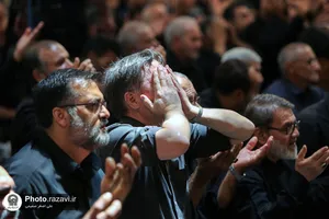 مراسم عزاداری روز تاسوعای حسینی در رواق امام خمینی(ره)