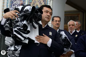 سیاه&zwnj;پوشی حرم مطهر رضوی در آستانه ماه محرم