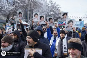 راهپیمایی پرشکوه 22 بهمن در مشهد