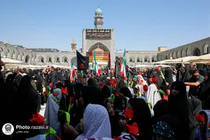 عزاداری هیئت کودکان در حرم مطهر رضوی
