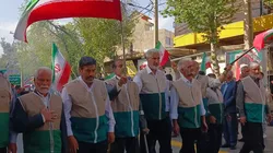 اجتماع «عاشقان رضوی» در خمین؛ نمایش همبستگی در حمایت از نیروهای مسلح