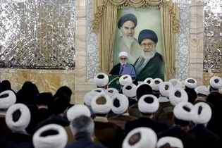 مراسم گرامیداشت یاد شهید مطهری و نکوداشت اساتید حوزه علمیه خراسان