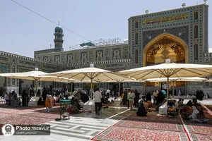 سایه بر سر زائران امام مهربانی
