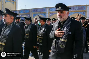 مراسم تشییع پیکر شهدای حادثه تروریستی حرم احمد بن موسی شیراز
