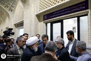 افتتاح پروژه ساماندهی نمای میدان قبله حرم مطهر رضوی-1