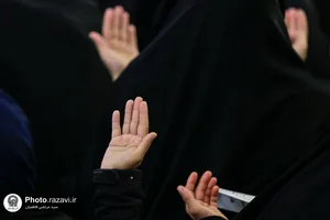 تشرف بانوان مرکز حیات جاودان به حرم مطهر رضوی