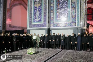آئین خطبه&zwnj;خوانی شب شهادت امام حسین (ع) در حرم مطهر رضوی