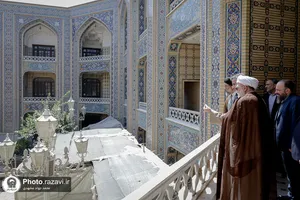 بازدید تولیت آستان قدس رضوی از کتابخانه مرکزی
