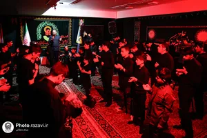 محفل عزاداری مکبرین نوجوان حرم مطهر رضوی